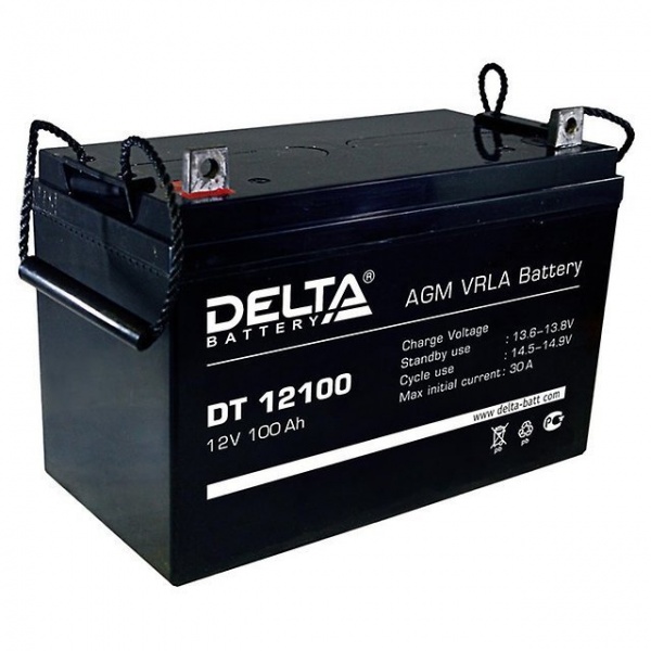 Аккумулятор Delta AGM 100A